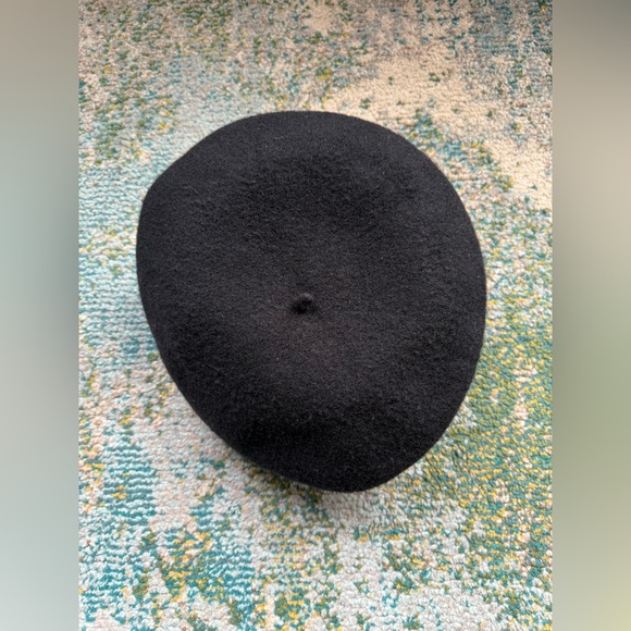 Vintage | Accessories | Vintage Beret Basque De Luxe Black Wool Beret ...
